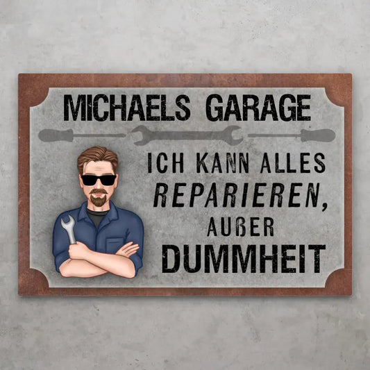 Repareer alles - Gepersonaliseerd deurbord 