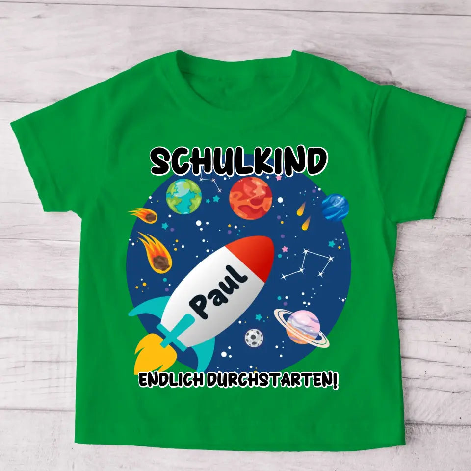 Aan de slag - Gepersonaliseerd kinder-T-shirt 