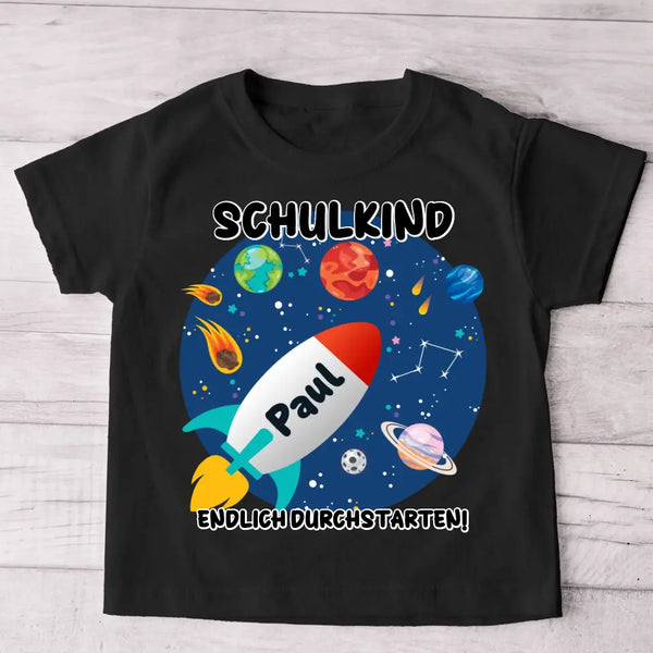 Durchstarten - Personalisiertes Kinder T-Shirt