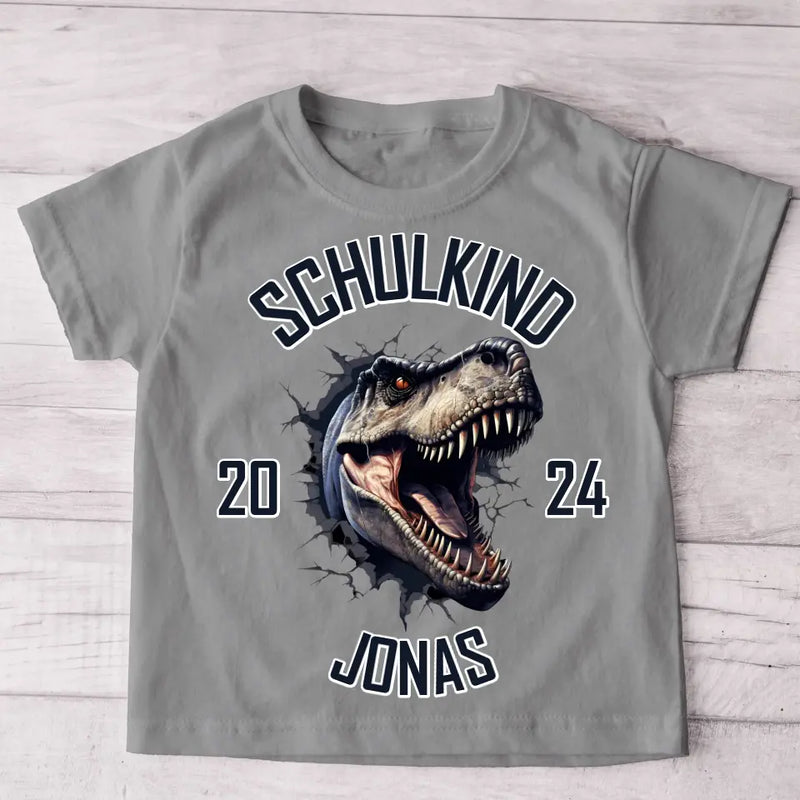 T-Rex - Personalisiertes Kinder T-Shirt