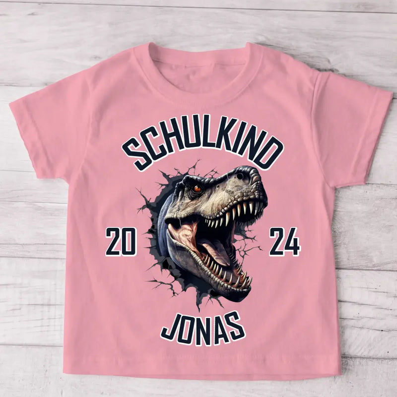 T-Rex - Personalisiertes Kinder T-Shirt