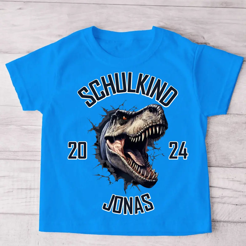 T-Rex - Personalisiertes Kinder T-Shirt