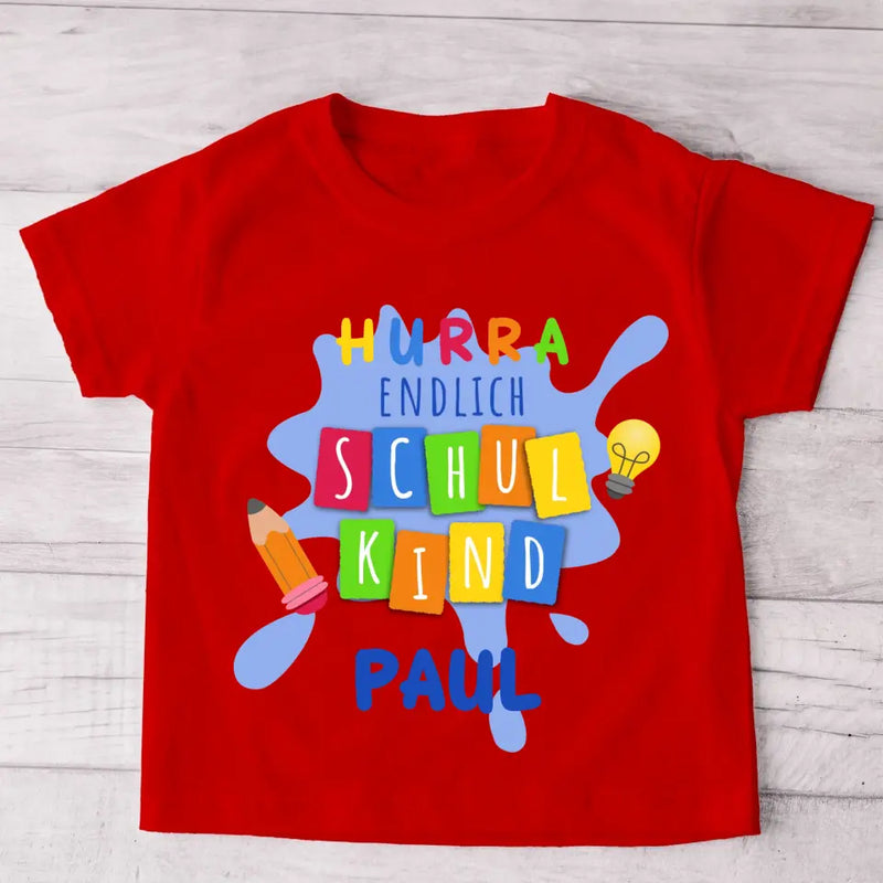 Hurra! - Personalisiertes Kinder T-Shirt