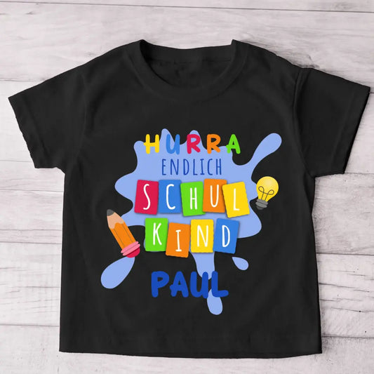 Hoera! - Gepersonaliseerd kinder-T-shirt 