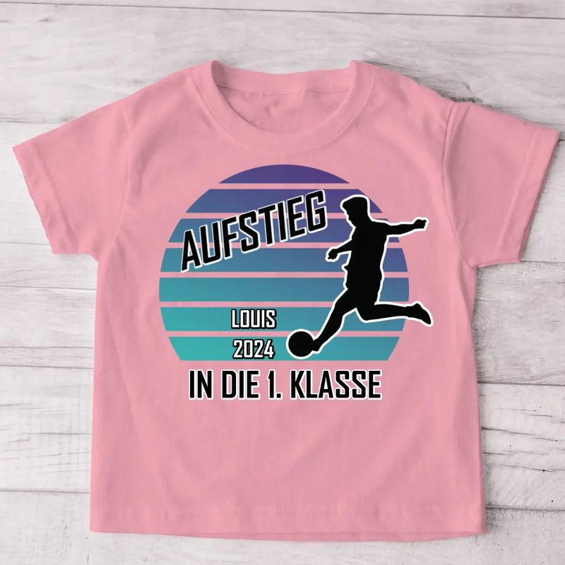 Aufstieg - Personalisiertes Kinder T-Shirt