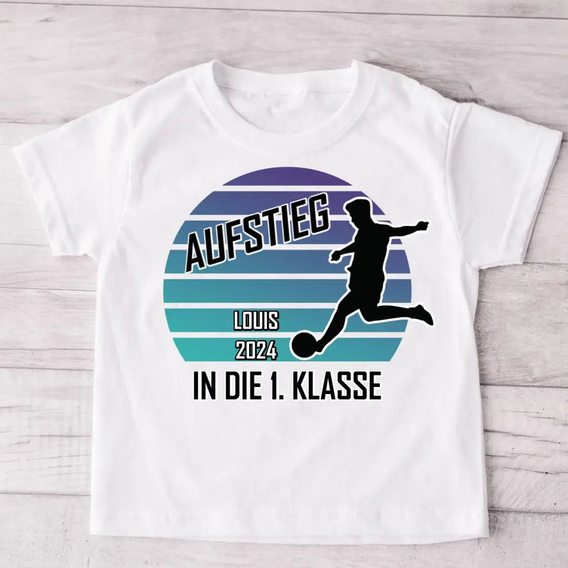 Aufstieg - Personalisiertes Kinder T-Shirt