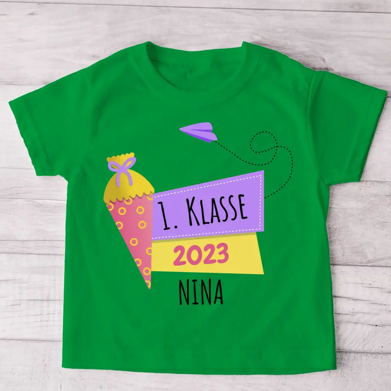 Schultüte - Personalisiertes Kinder T-Shirt