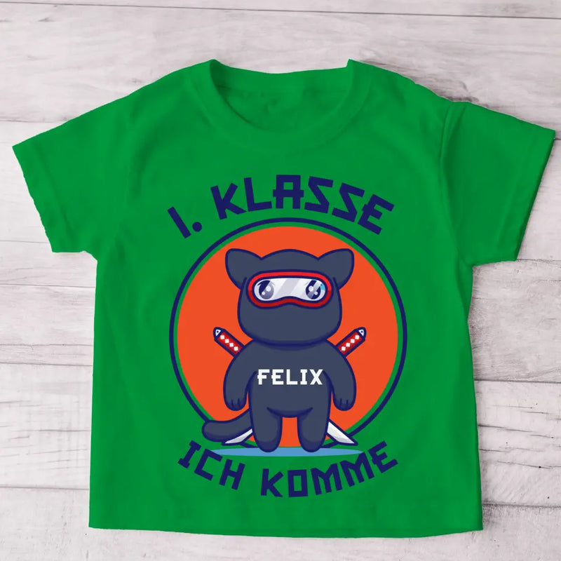 Ninja - Personalisiertes Kinder T-Shirt