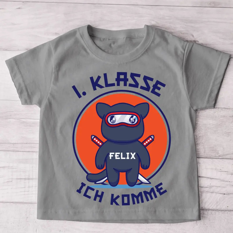 Ninja - Personalisiertes Kinder T-Shirt