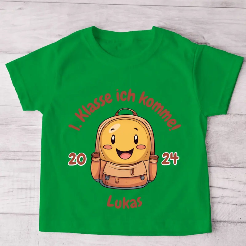 Schulranzen - Personalisiertes Kinder T-Shirt