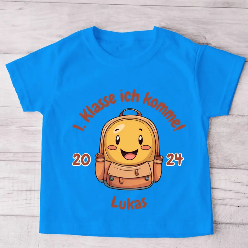 Schulranzen - Personalisiertes Kinder T-Shirt