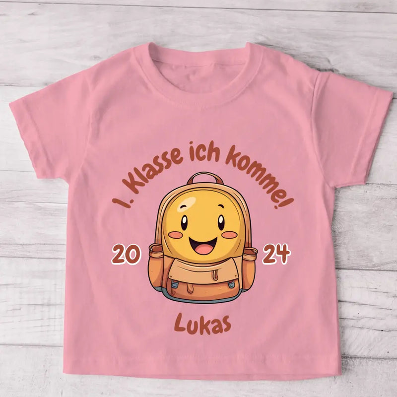 Schulranzen - Personalisiertes Kinder T-Shirt