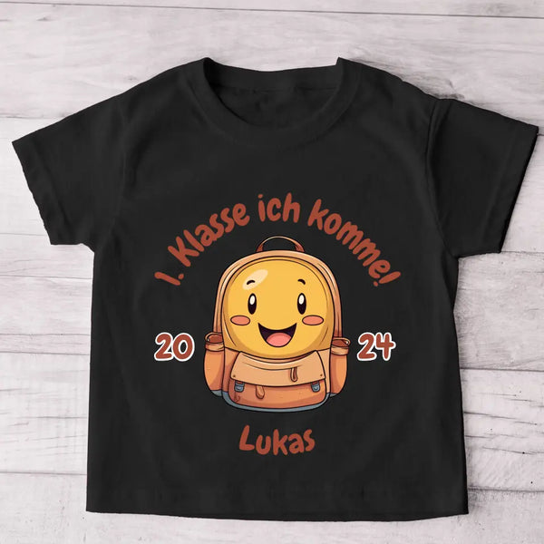 Schulranzen - Personalisiertes Kinder T-Shirt