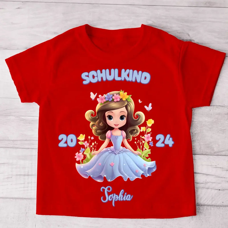 Prinzessin - Personalisiertes Kinder T-Shirt