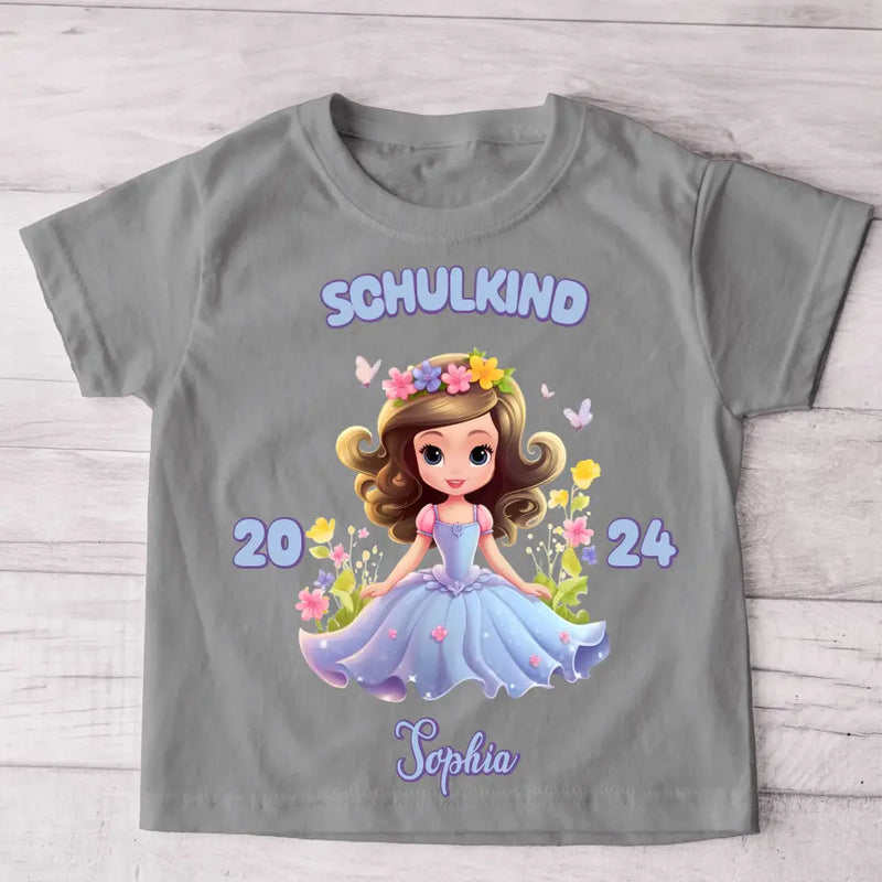 Prinzessin - Personalisiertes Kinder T-Shirt