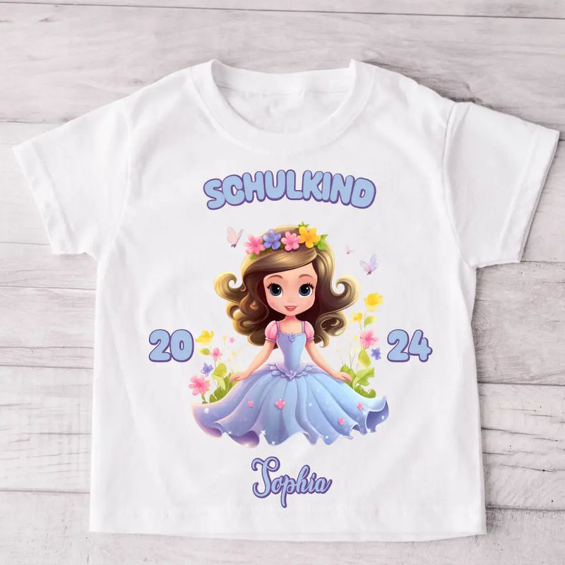 Prinzessin - Personalisiertes Kinder T-Shirt