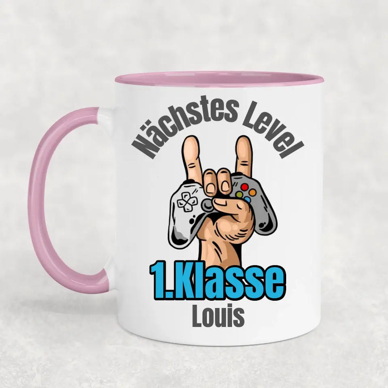 Nächstes Level - Personalisierte Tasse