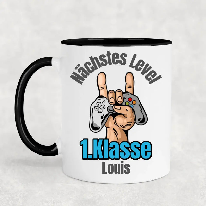 Nächstes Level - Personalisierte Tasse