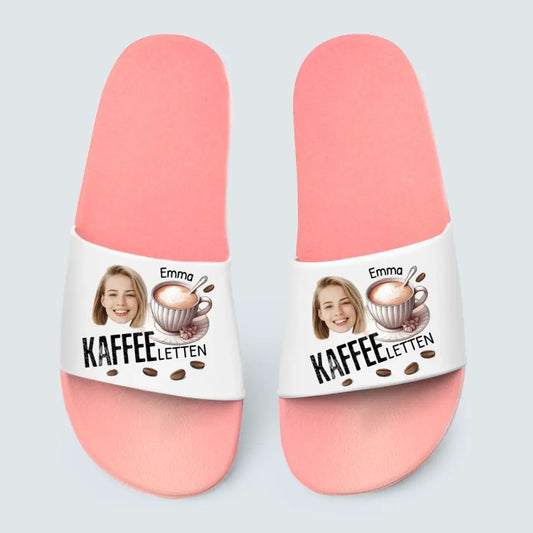 Kaffeeletten - Gepersonaliseerde slippers 