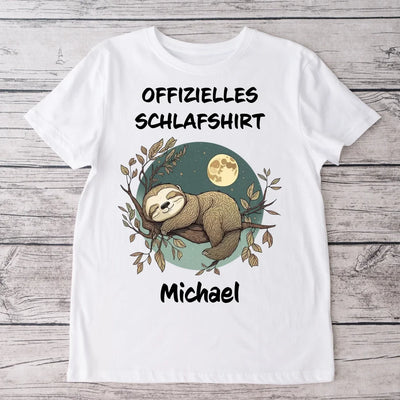 Offizielles Schlafshirt - Personalisiertes T-Shirt