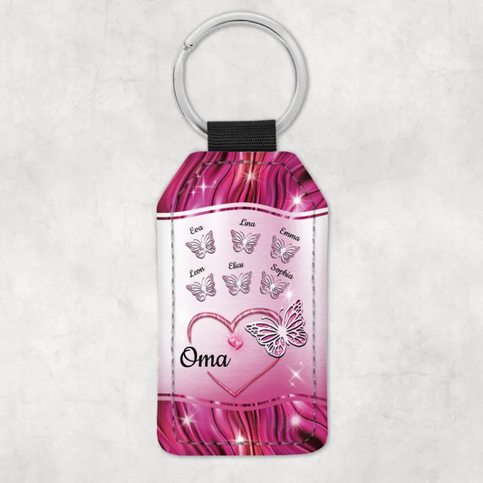 Butterfly Magic - Gepersonaliseerde sleutelhanger