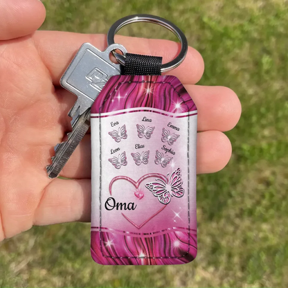 Butterfly Magic - Gepersonaliseerde sleutelhanger