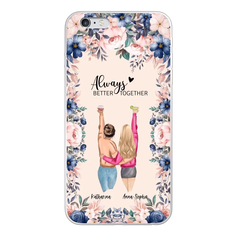 Beste vrienden voor altijd - Gepersonaliseerde telefoonhoesje 