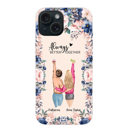 Beste vrienden voor altijd - Gepersonaliseerde telefoonhoesje 