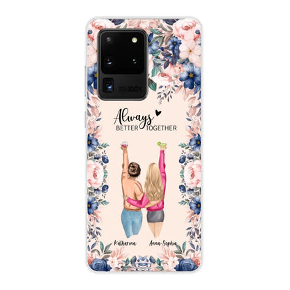 Beste vrienden voor altijd - Gepersonaliseerde telefoonhoesje 