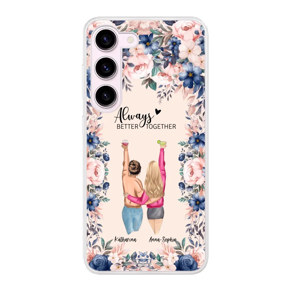 Beste vrienden voor altijd - Gepersonaliseerde telefoonhoesje 
