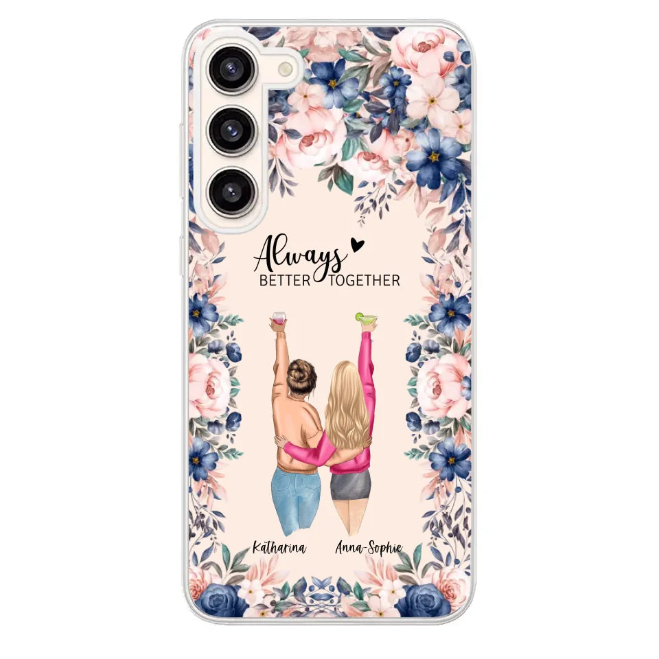 Beste vrienden voor altijd - Gepersonaliseerde telefoonhoesje 