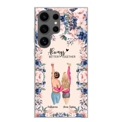 Beste vrienden voor altijd - Gepersonaliseerde telefoonhoesje 
