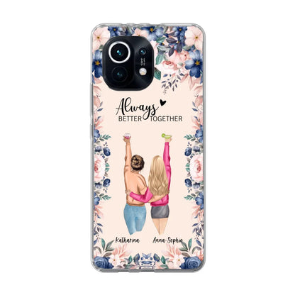 Beste vrienden voor altijd - Gepersonaliseerde telefoonhoesje 