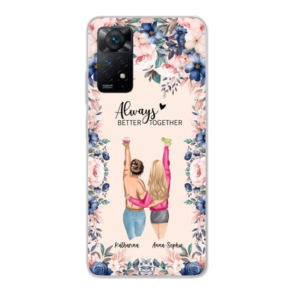Beste vrienden voor altijd - Gepersonaliseerde telefoonhoesje 