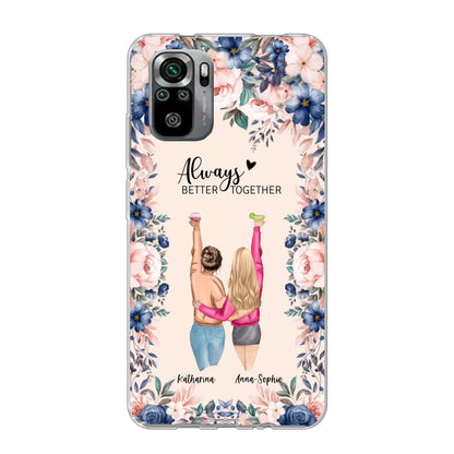 Beste vrienden voor altijd - Gepersonaliseerde telefoonhoesje 