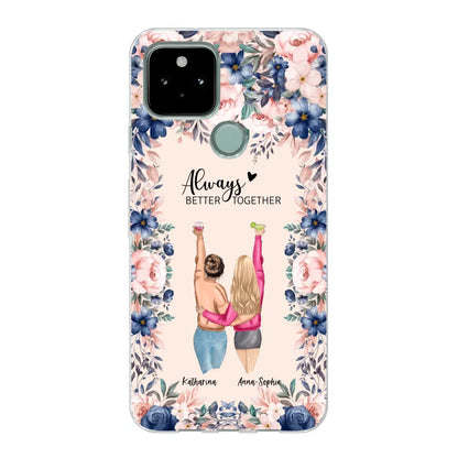 Beste vrienden voor altijd - Gepersonaliseerde telefoonhoesje 