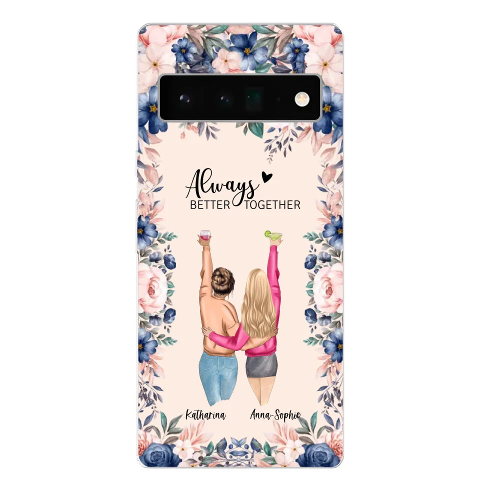 Beste vrienden voor altijd - Gepersonaliseerde telefoonhoesje 