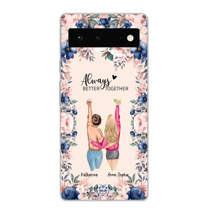 Beste vrienden voor altijd - Gepersonaliseerde telefoonhoesje 