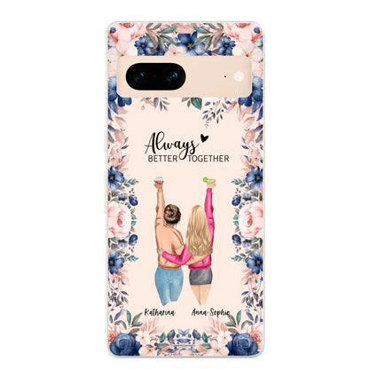 Beste vrienden voor altijd - Gepersonaliseerde telefoonhoesje 