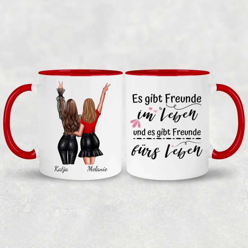 Besties - Personalisierte Tasse