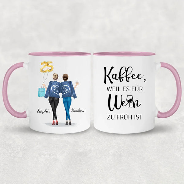 Zahlenballons - Personalisierte Tasse