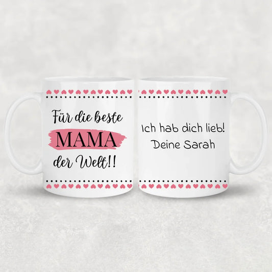Voor de beste moeder ter wereld! - Gepersonaliseerde mok