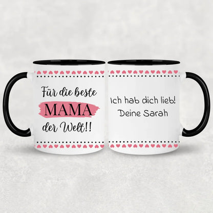 Voor de beste moeder ter wereld! - Gepersonaliseerde mok