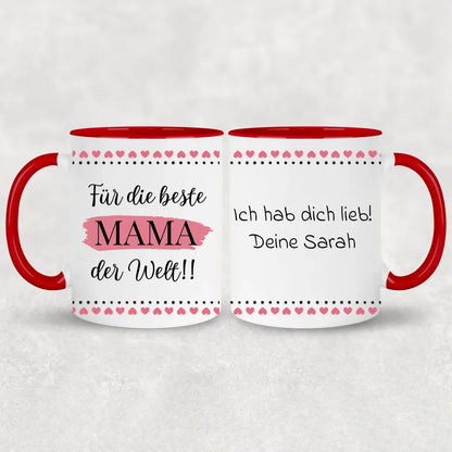 Voor de beste moeder ter wereld! - Gepersonaliseerde mok