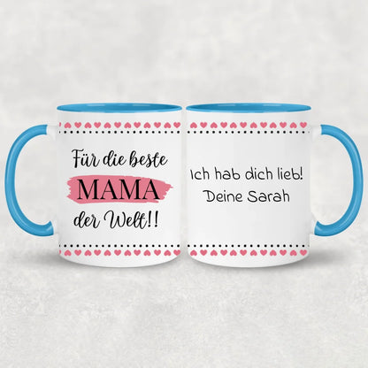 Voor de beste moeder ter wereld! - Gepersonaliseerde mok