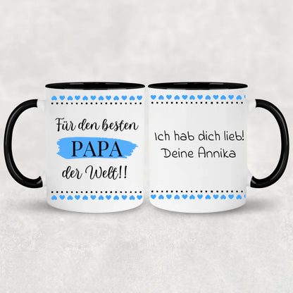 Voor de beste vader ter wereld! - Gepersonaliseerde mok