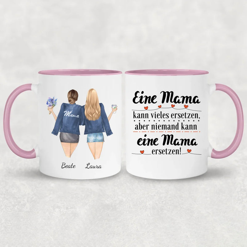 Mutter & Tochter - Personalisierte Tasse