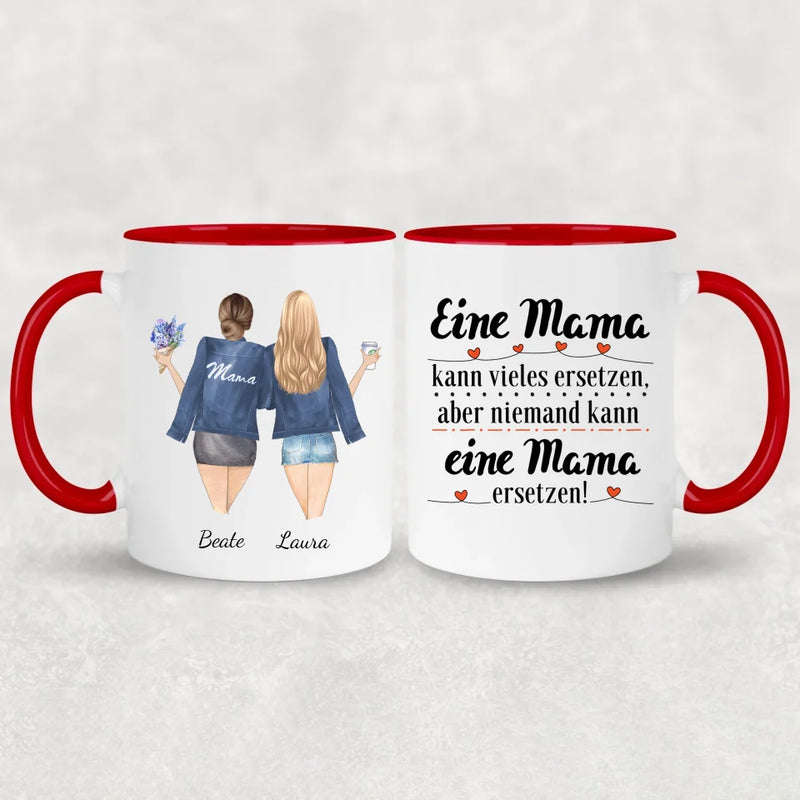 Mutter & Tochter - Personalisierte Tasse