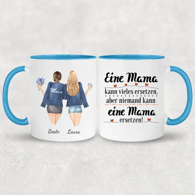 Mutter & Tochter - Personalisierte Tasse