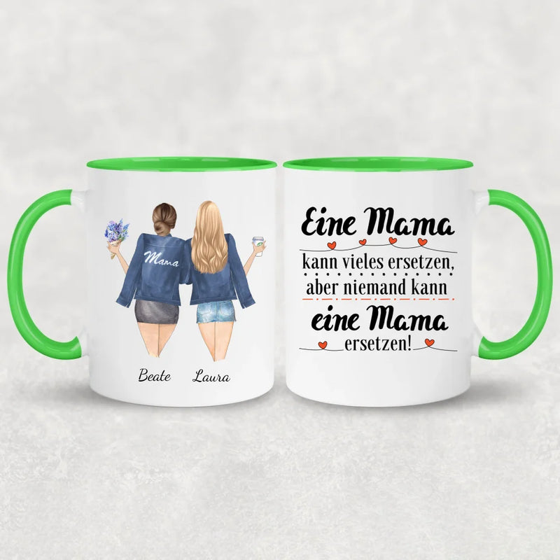 Mutter & Tochter - Personalisierte Tasse